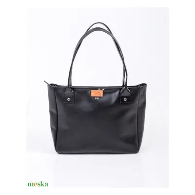 Black for work - marhabőr shopper