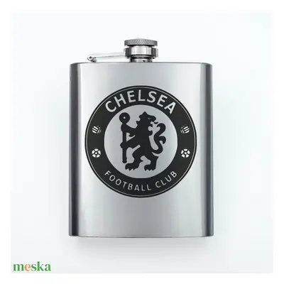 Gravírozott fém flaska - Chelsea