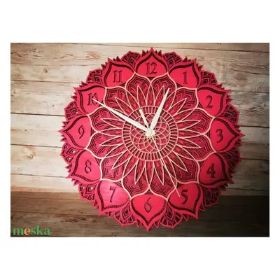 Mandala óra 36 cm átmérővel