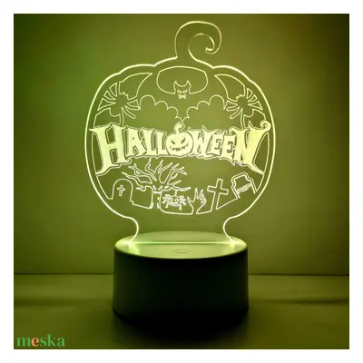 LED-es Halloween-i lámpa