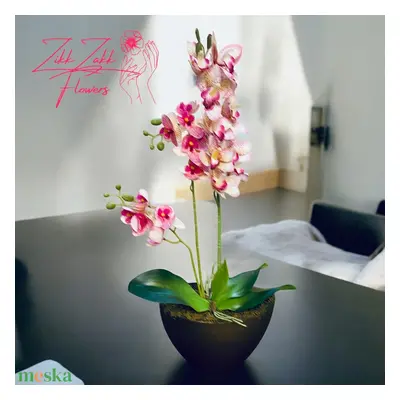 Rózsaszín Orchidea Kompozíció - Elegáns Virágzás