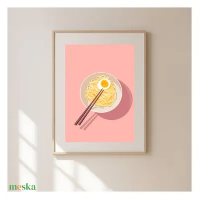 Food Poster falikép – Ramen