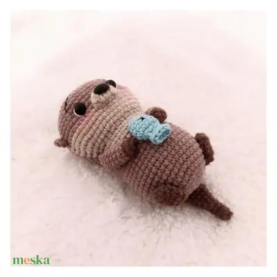 Vidra amigurumi