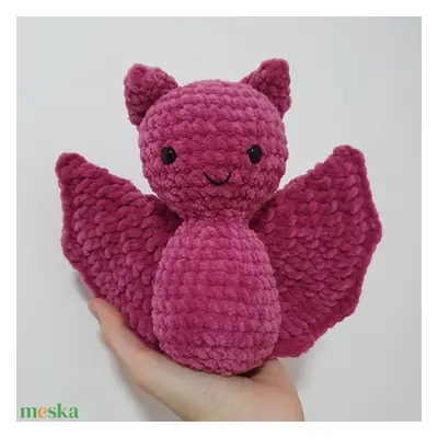 Horgolt amigurumi plüss denevér