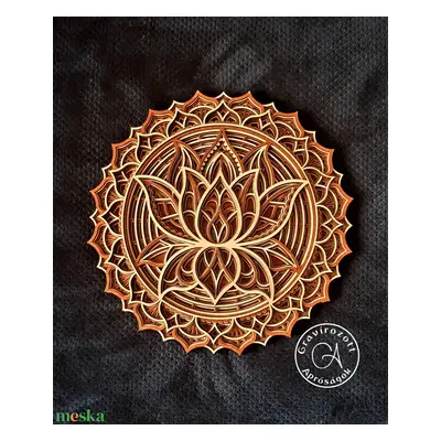 Lótusz mandala 50 cm