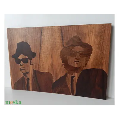 Blues Brothers fanart fa intarzia