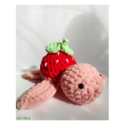 Horgolt eper teknős amigurumi