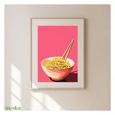 Food Poster falikép – Ramen