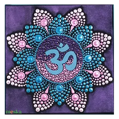 Om jeles pontozott mandala