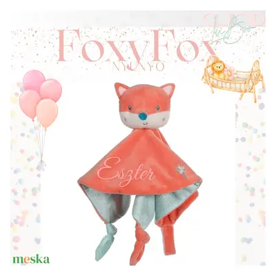 FoxyFox névre szóló nyúnyó (25 cm)