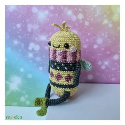 Horgolt méhecske amigurumi