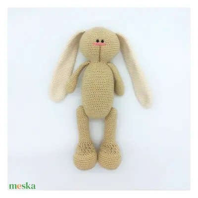 Nagy öltöztethető amigurumi nyuszi