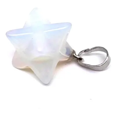 Merkaba medál opalit 2x2cm