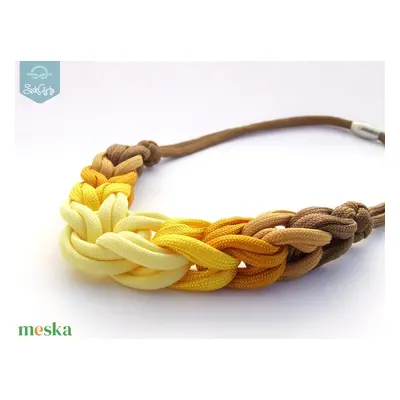 HOOP paracord nyaklánc - Mustard