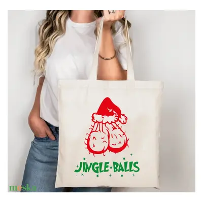 Jingle balls vicces vászontáska