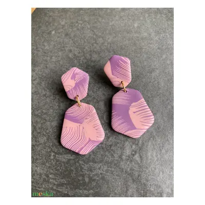 Purple and pink geometric