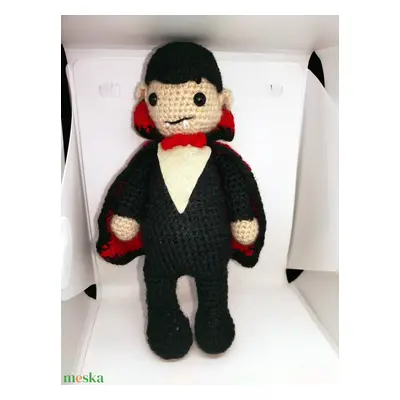 Drakula amigurumi figura