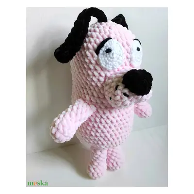 Bátor, a gyáva kutya horgolt amigurumi