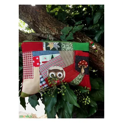 XMAS OWL. Patchwork neszi. No. 3.