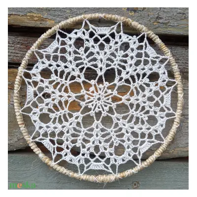 Horgolt mandala (20 cm)