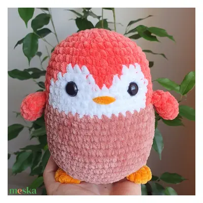 Horgolt amigurumi pingvin