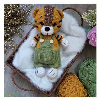 Horgolt tigris amigurumi