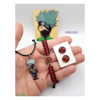 KAKASHI (Naruto/anime) 3 db-os szett ajándék hűtőmágnessel