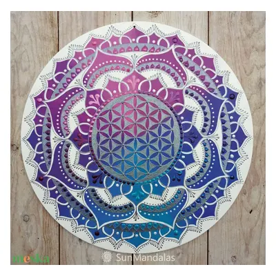 " Kék-lila" Mandala