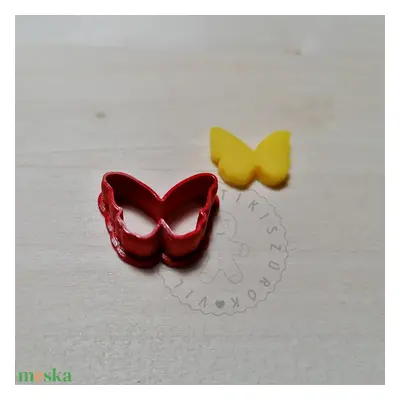 Pillangó süthető gyurma kiszúrók - polymerclay, kiszúró, kellék