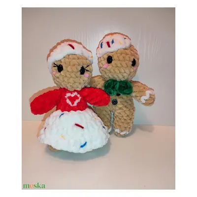 Mézeskalács pár amigurumi