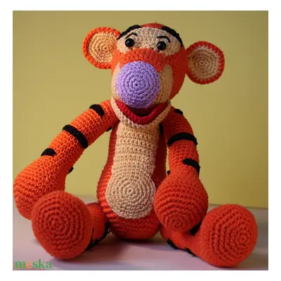 Tigris amigurumi figura