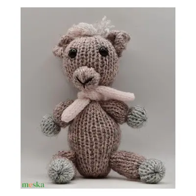 Kézi kötésű (amigurumi) állatfigura - Láma (fiúknak, lányoknak minden alkalomra)