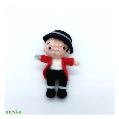 Énekes amigurumi figura