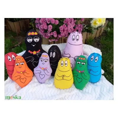 új barbapapa és családja ölelős figurák