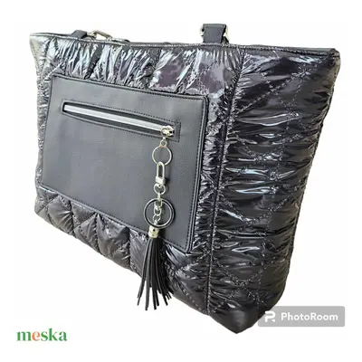 Laptoptartós női shopper táska