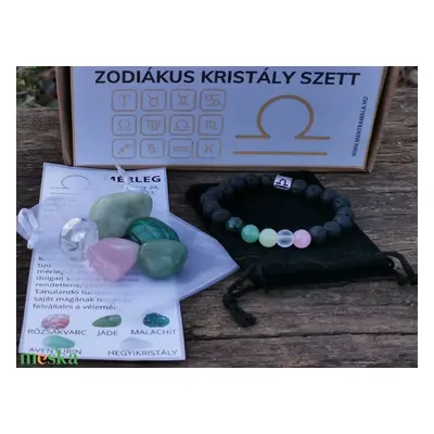 Zodiákus kristály szett- Mérleg