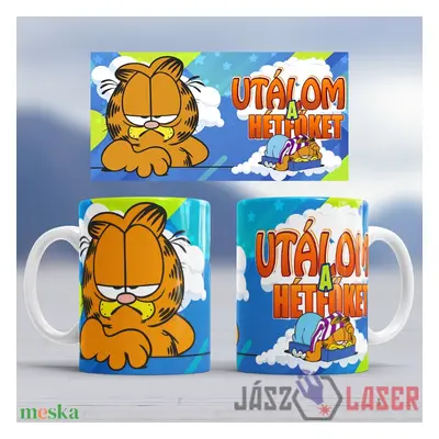 "Utálom a hétfőket" bögre - Garfield