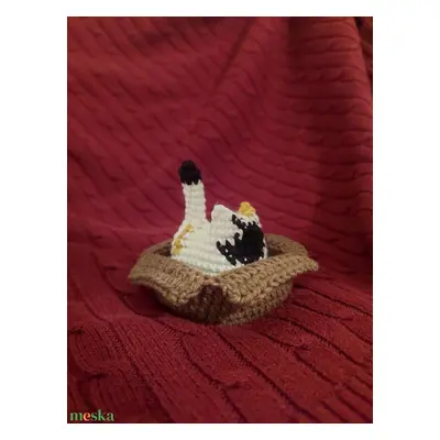 Macskás doboz amigurumi