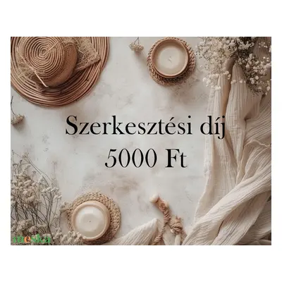 Szerkesztési díj (5000 Ft)