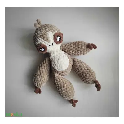 Lajhár plüss amigurumi