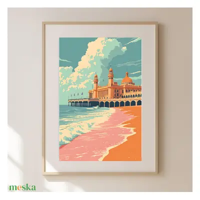 Ébredjen Brighton Varázsában: "Travel Poster" Falikép