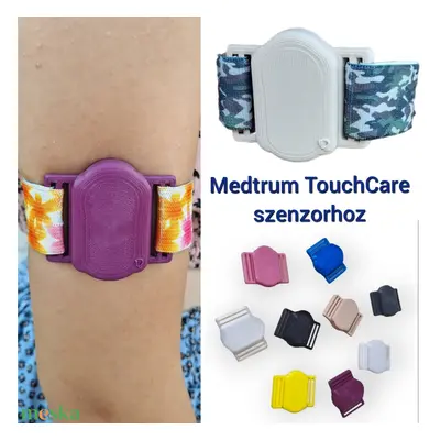 Medtrum TouchCare szenzorhoz rugalmas szenzorrögzítő karpánt (rugalmas, teljes fedésű keret)