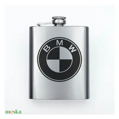 Gravírozott fém flaska - BMW