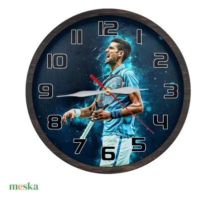 Dekoratív falióra - Djokovic