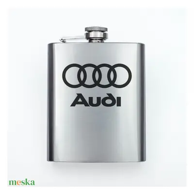 Gravírozott fém flaska - Audi