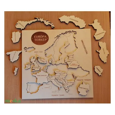 Európa térkép Puzzle