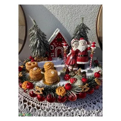 Adventi asztaldísz