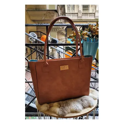 Brown for work - marhabőr shopper