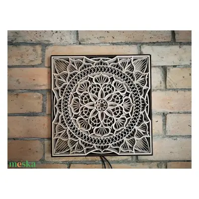 3D MANDALA falikép