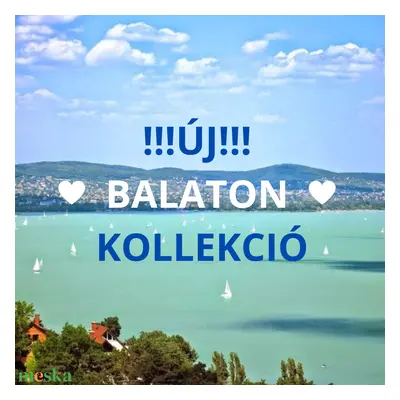 BALATON MAXI szett - 1 csomag textilzsebkendő / szalvéta (6 db) + 2 db újraszalvéta + 1 újratasa